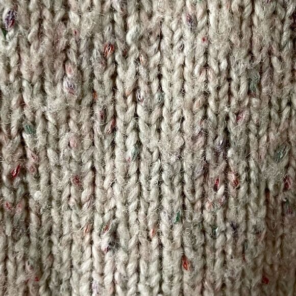 KIMCHI & Blue cream colour turtleneck wool blend sweater XS - Picture 7 of 8